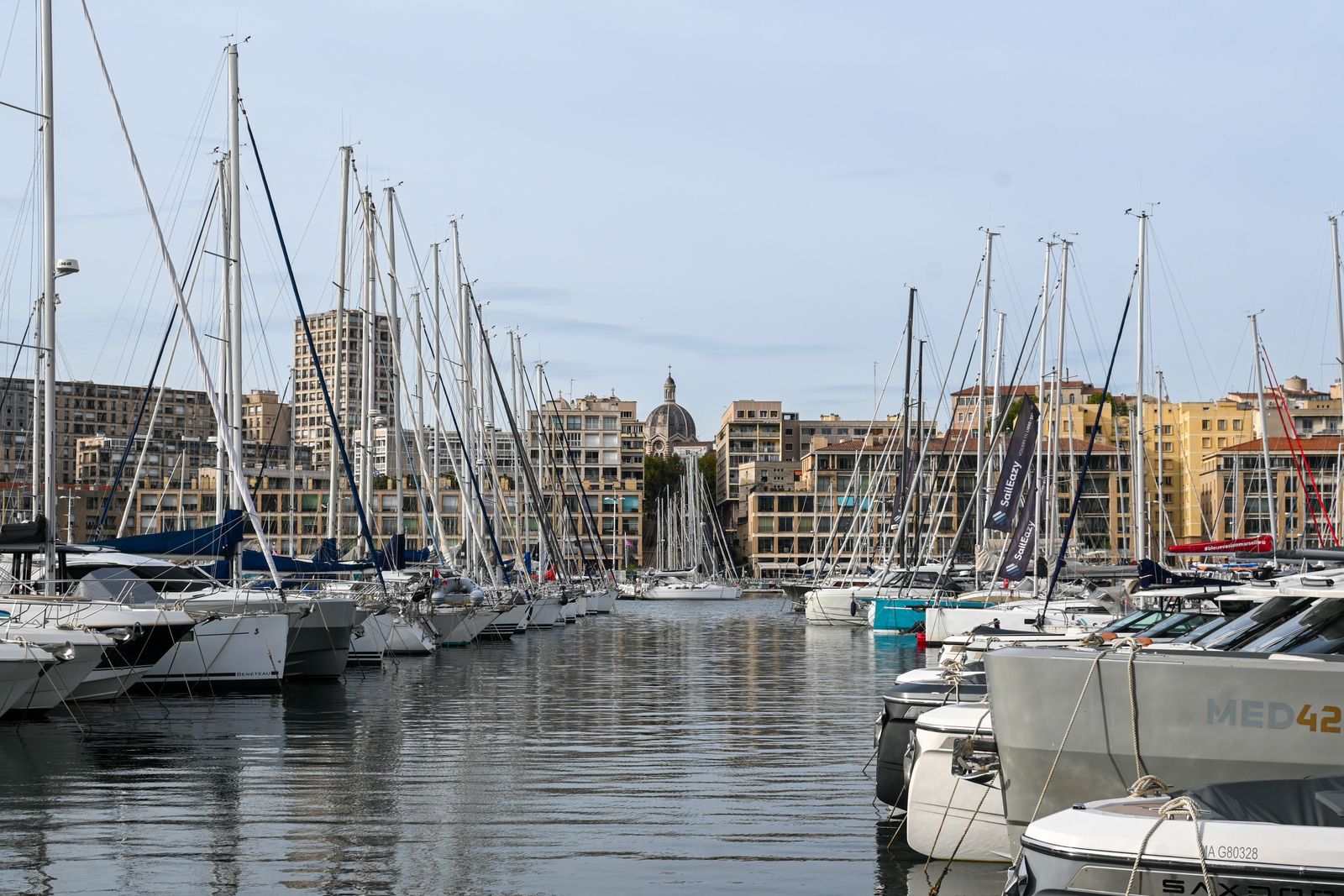 Les voiliers du Vieux-Port de Marseille